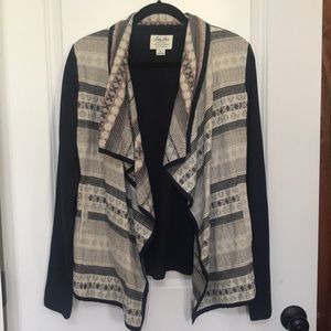 Lucky Brand Draped Front Cardigan. SZ small